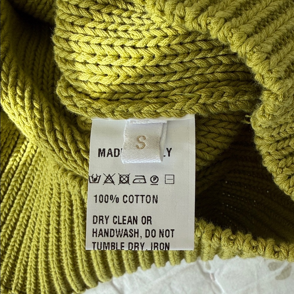 Lola Women's Lime Crew Neck Sweater - Picture 4 of 5